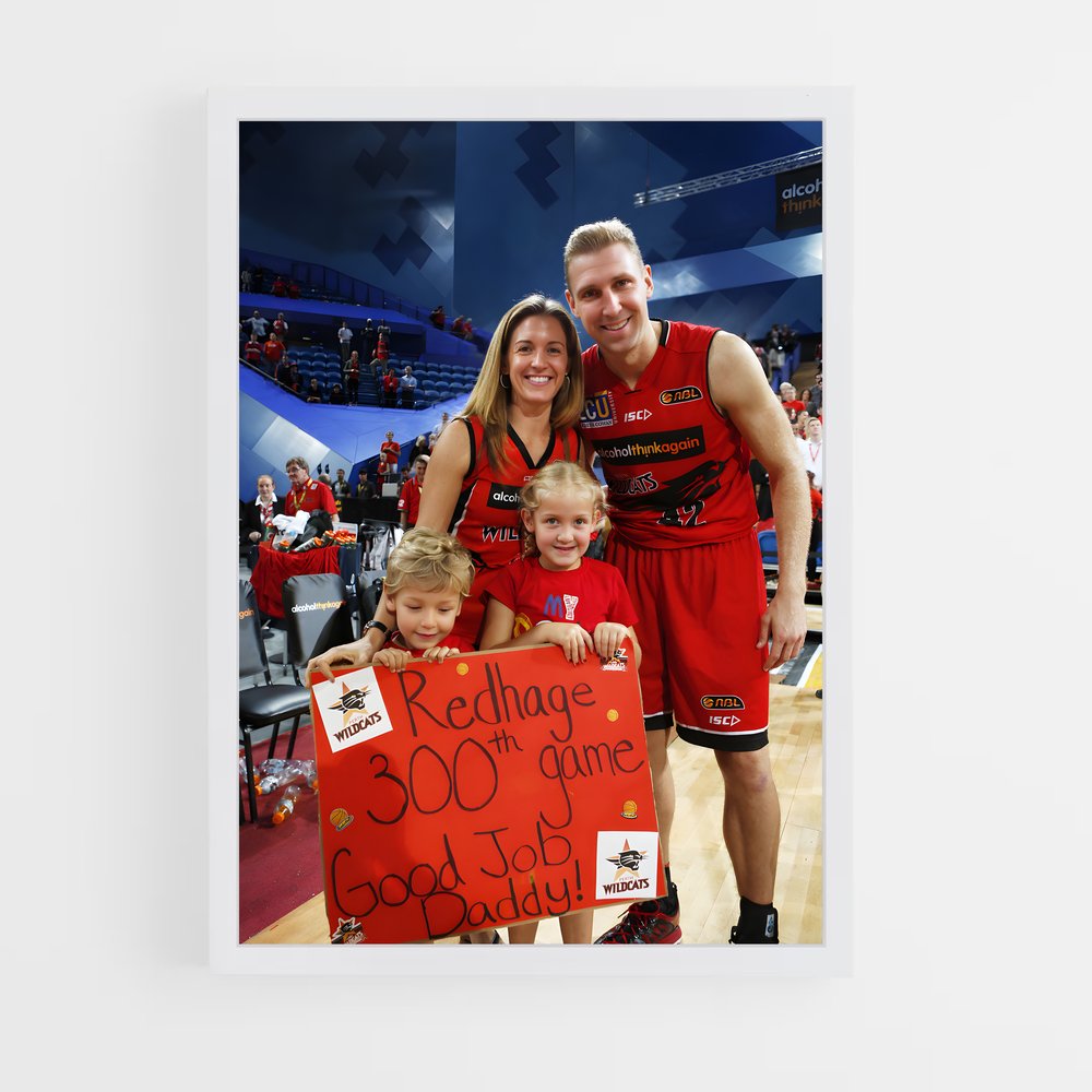 Poster Perth Wildcats Family Spirit – affiche Basketball (vue 3)